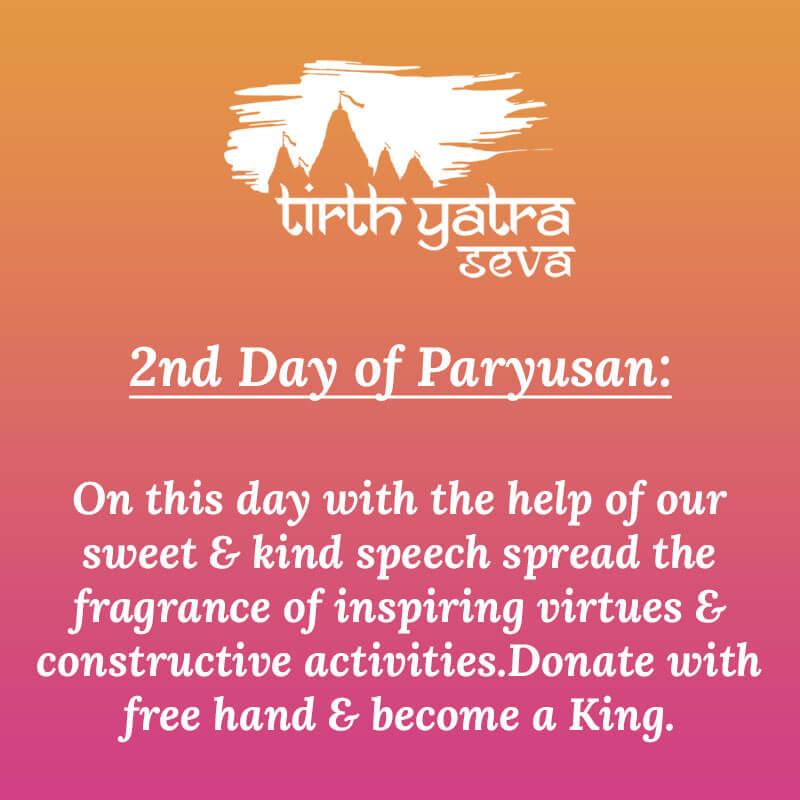 Shravan Vad 13 - Paryushan Parva- Day 2